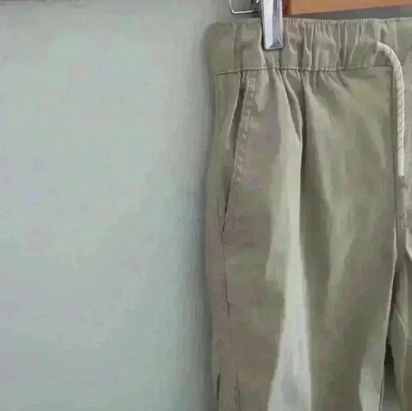 POINT ZERO | Men's  Beige Super Flex Cargo Drawstring Waist Shorts - Picture 3 of 4